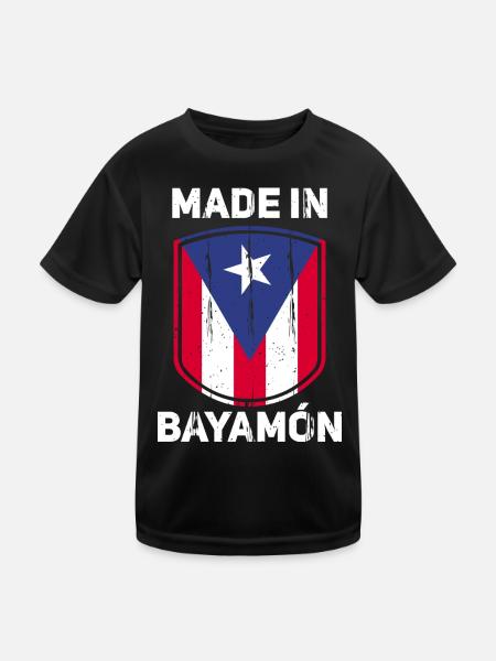 Porto Rico - T-shirt sport Enfant - noir - Devant