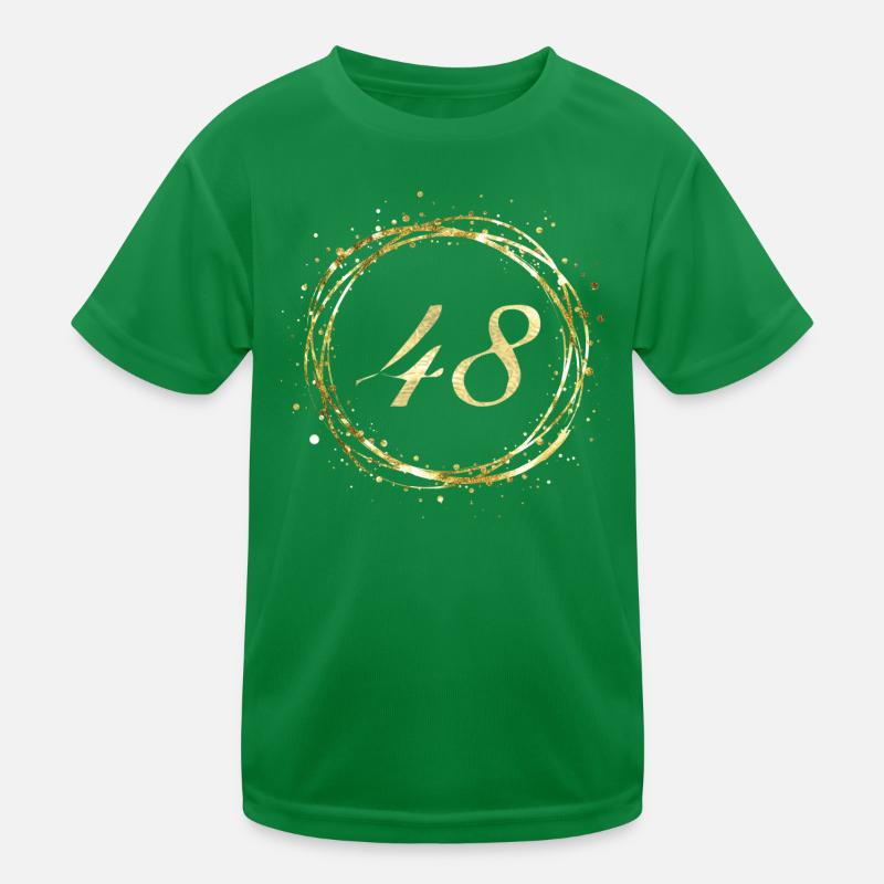 48 Kinder Funktions-T-Shirt
