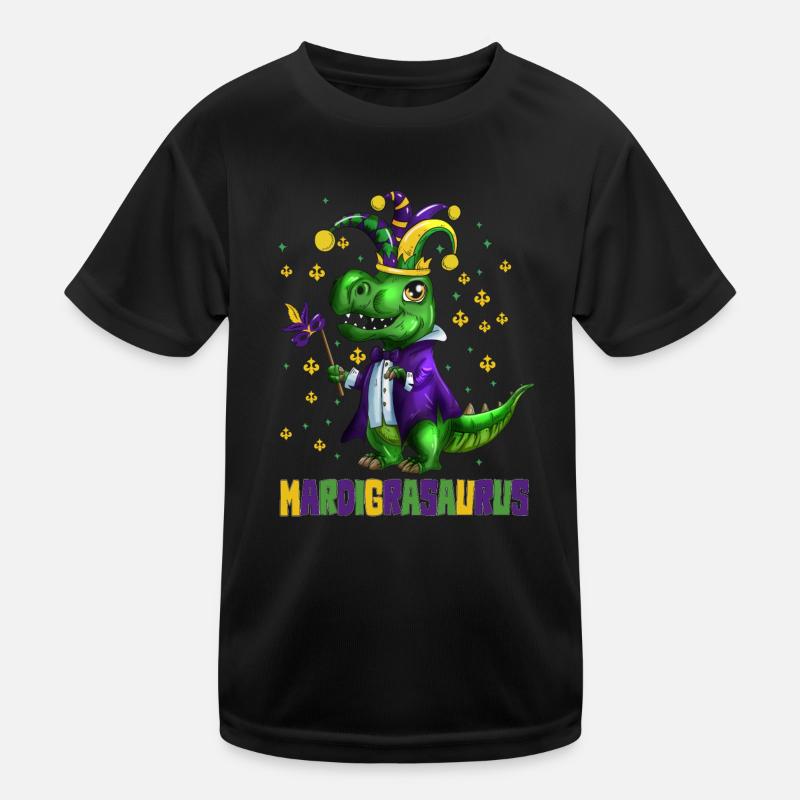 Défilé du carnaval des enfants Dinosaure Mardigrasaurus T-shirt sport Enfant