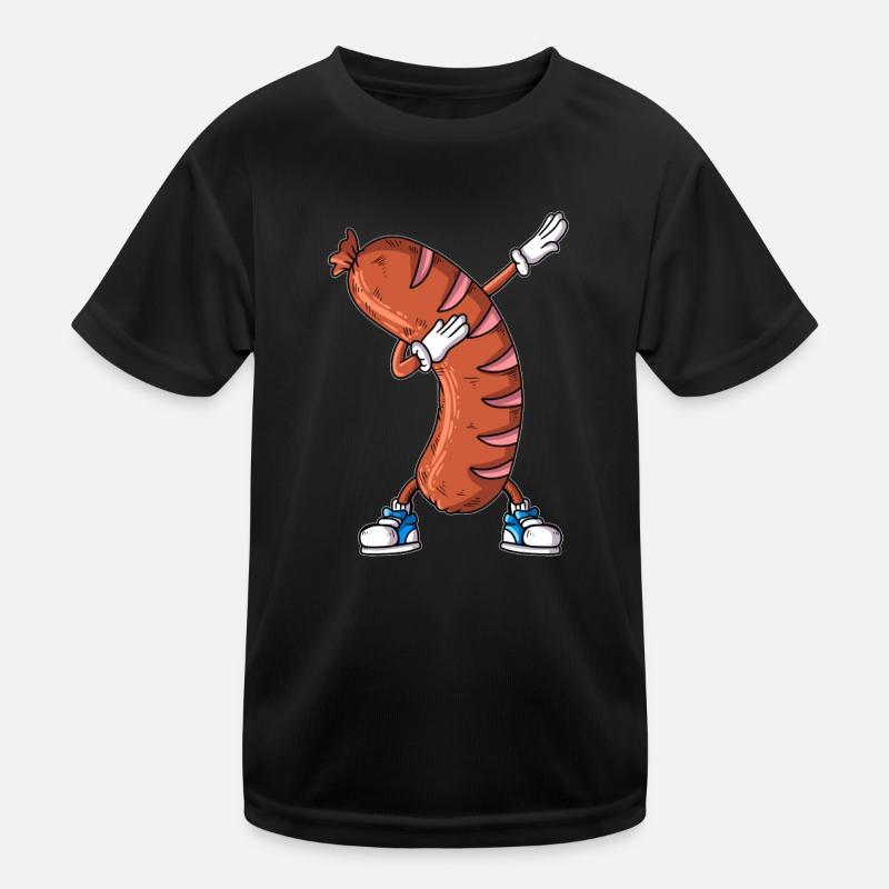 Grilling Charcoal Grill Sausage Roaster Makes Dabbibg Kids Functional T-Shirt