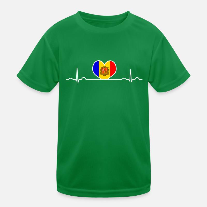 Andorra Kinder Funktions-T-Shirt