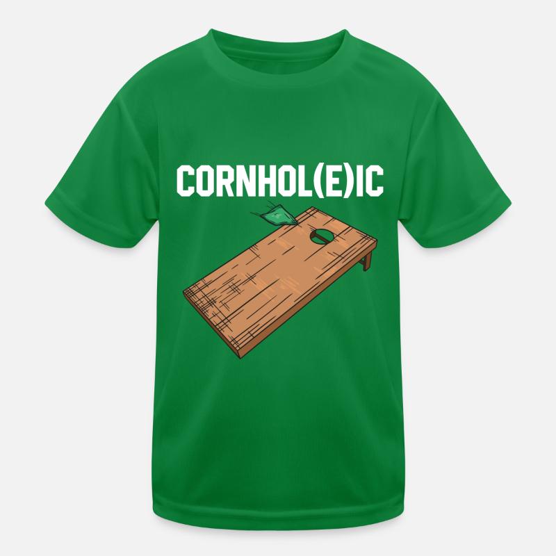 Cornhole Player Kids Functional T-Shirt