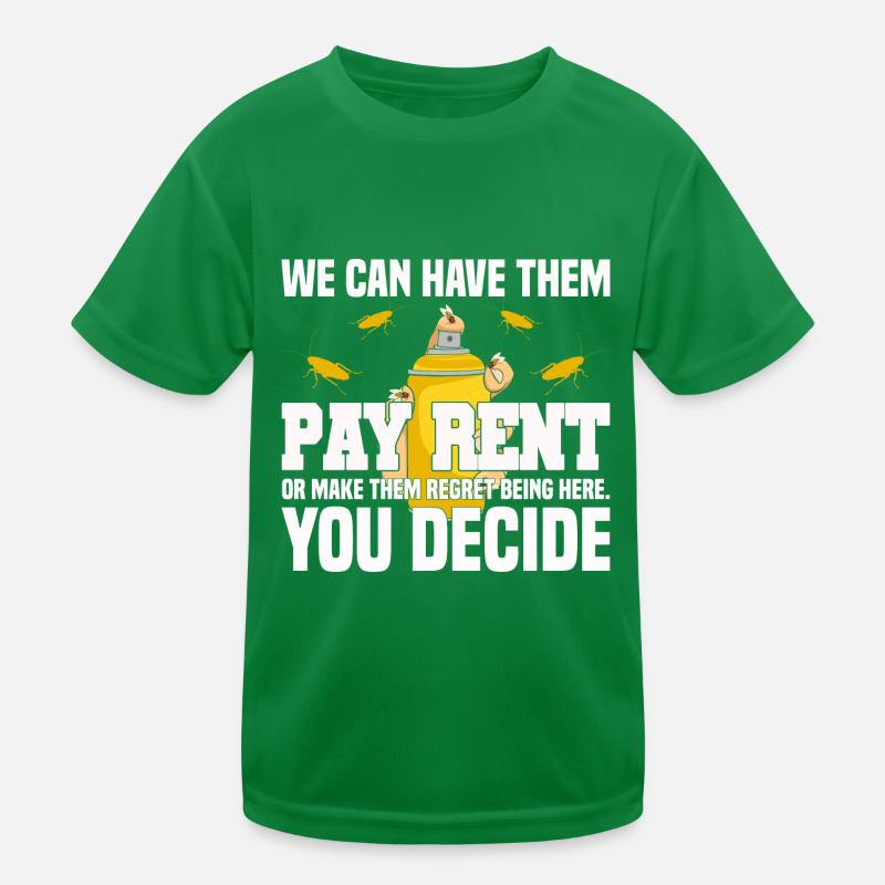 Pest Control Kinder Funktions-T-Shirt