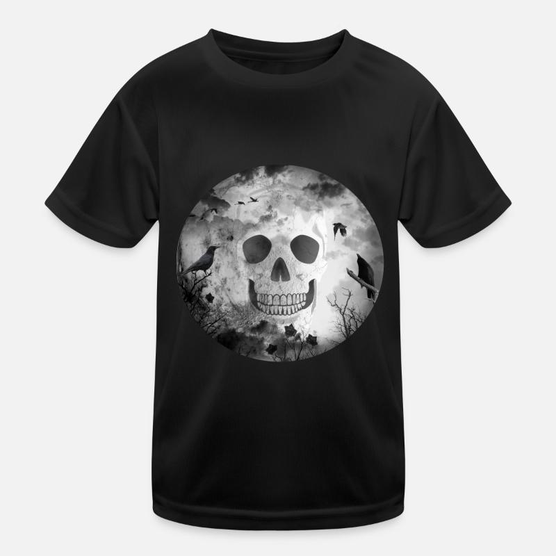 Gothic black dark GOTH Kids Functional T-Shirt