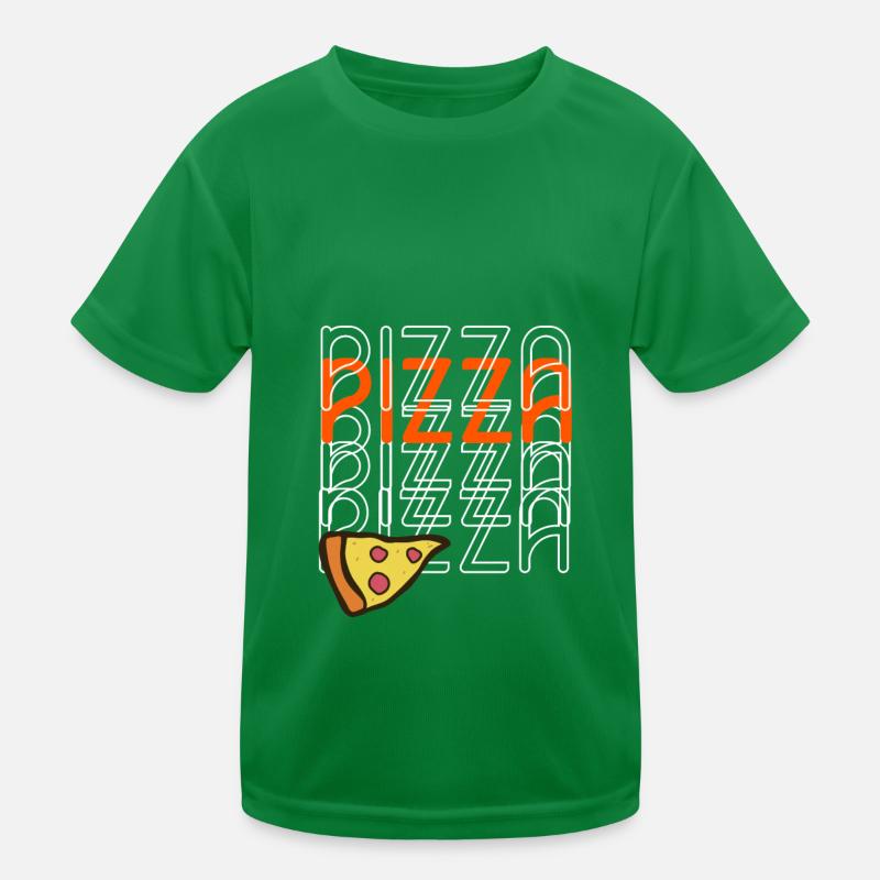 Pizza. T-shirt sport Enfant