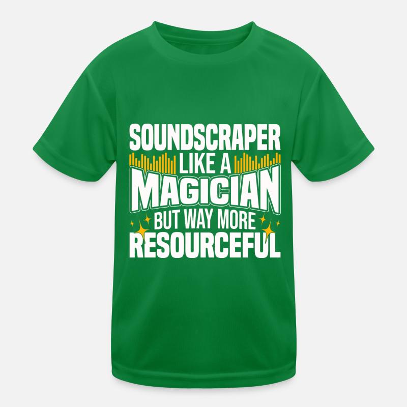 Tontechniker Kinder Funktions-T-Shirt