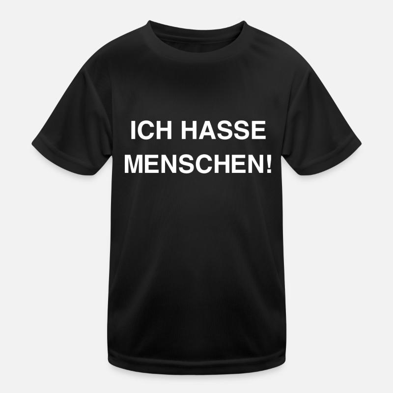 Ich hasse Menschen Kinder Funktions-T-Shirt