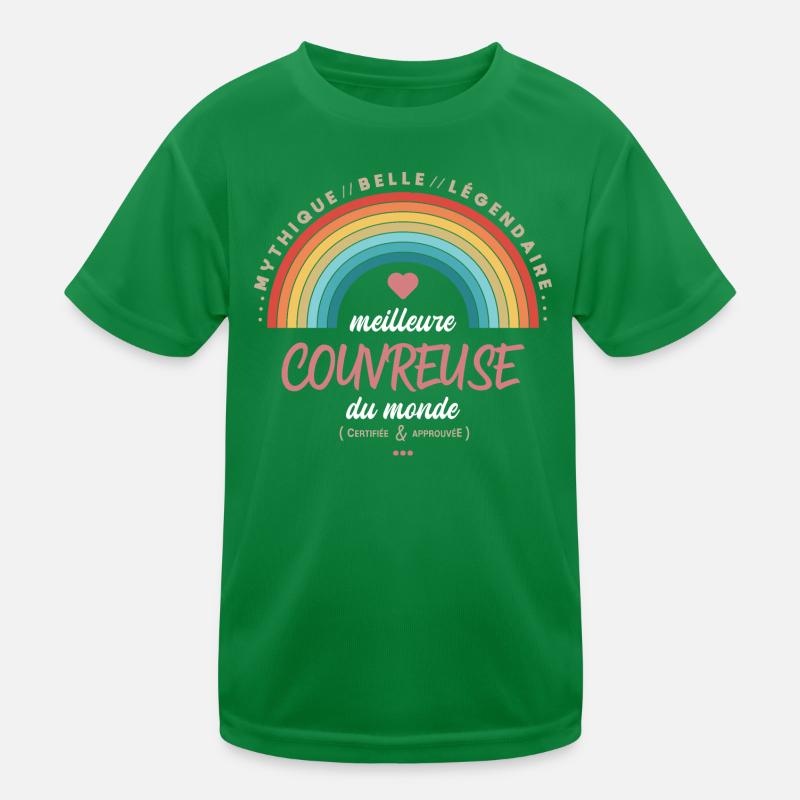 Meilleure couvreuse du monde T-shirt sport Enfant