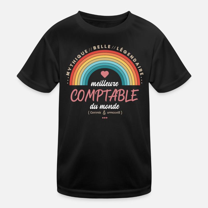 Meilleure comptable du monde T-shirt sport Enfant