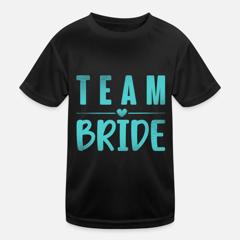 Team Bride Kids Functional T-Shirt