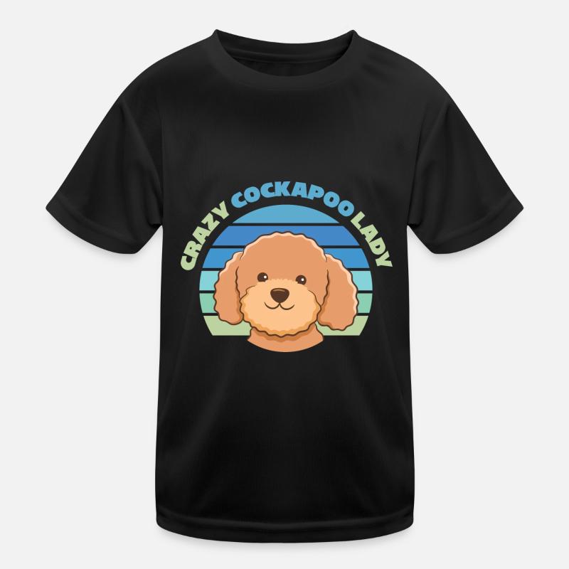 Cockapoo Kinder Funktions-T-Shirt