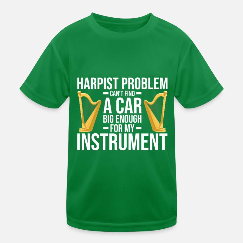 Harfe Kinder Funktions-T-Shirt