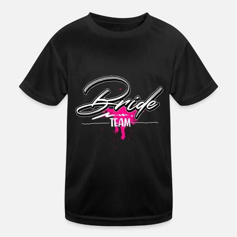 Team Bride Kids Functional T-Shirt