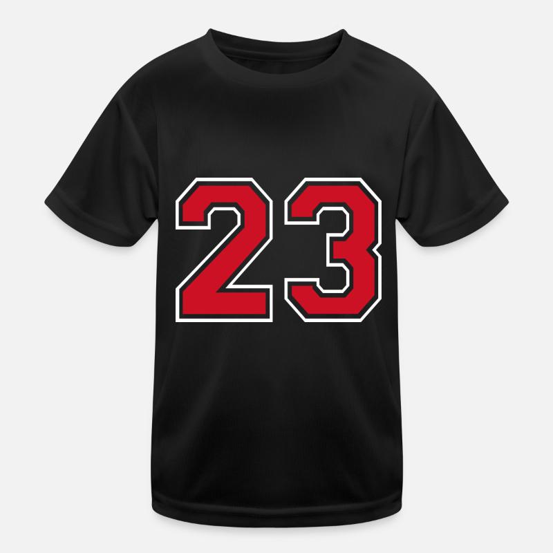 23 Sport Nummer Dreiundzwanzig Kinder Funktions-T-Shirt