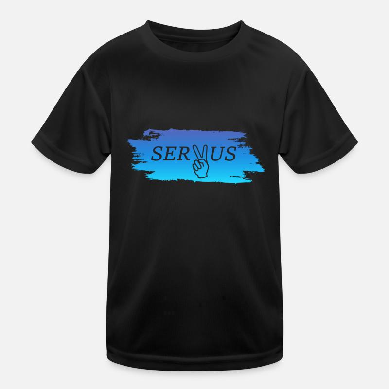 Servus, Bayern Kinder Funktions-T-Shirt