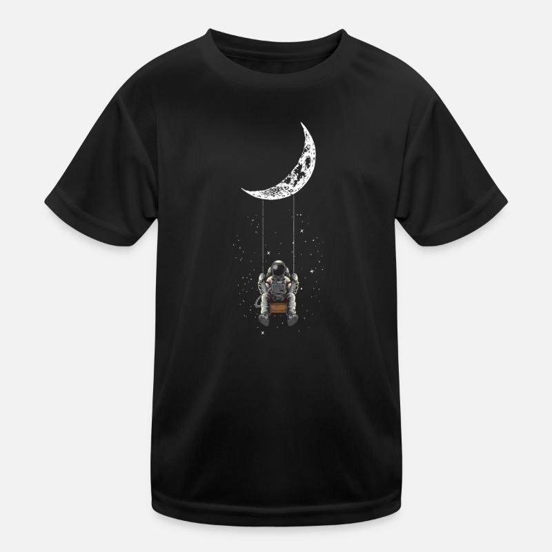 Mondschaukel, Raumfahrt, Raumfahrt Geschenke Kinder Funktions-T-Shirt