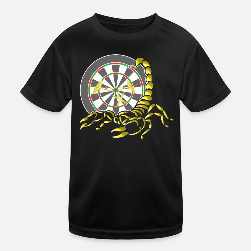 Jeu de fléchettes avec fléchettes Scorpion Motif Scorpion T-shirt sport Enfant