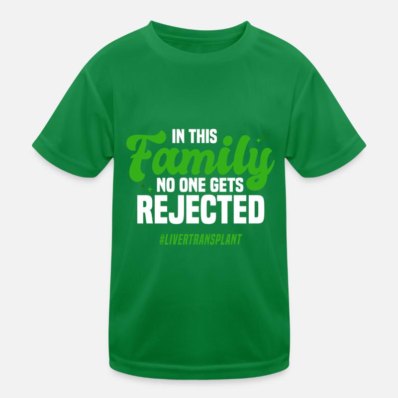 Leberempfänger Kinder Funktions-T-Shirt