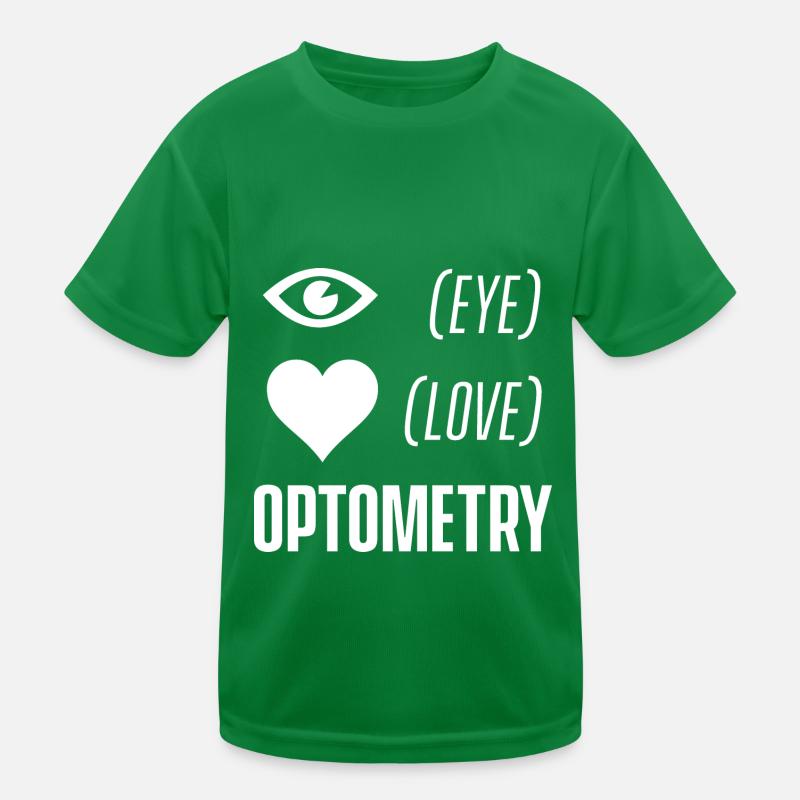 Optician Optics Optometry Optometrist Optometrist Optometrist Kids Functional T-Shirt
