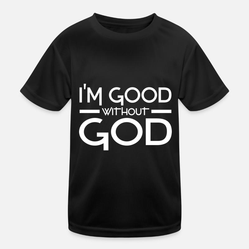Atheismus Sprüche Kinder Funktions-T-Shirt