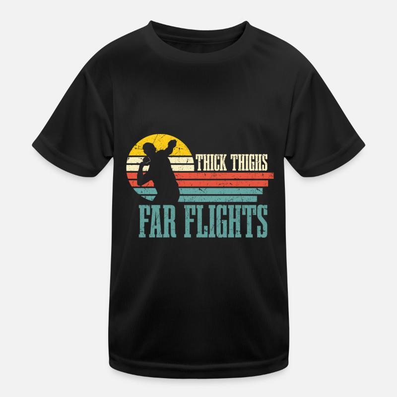 Kugelstoßen Kinder Funktions-T-Shirt