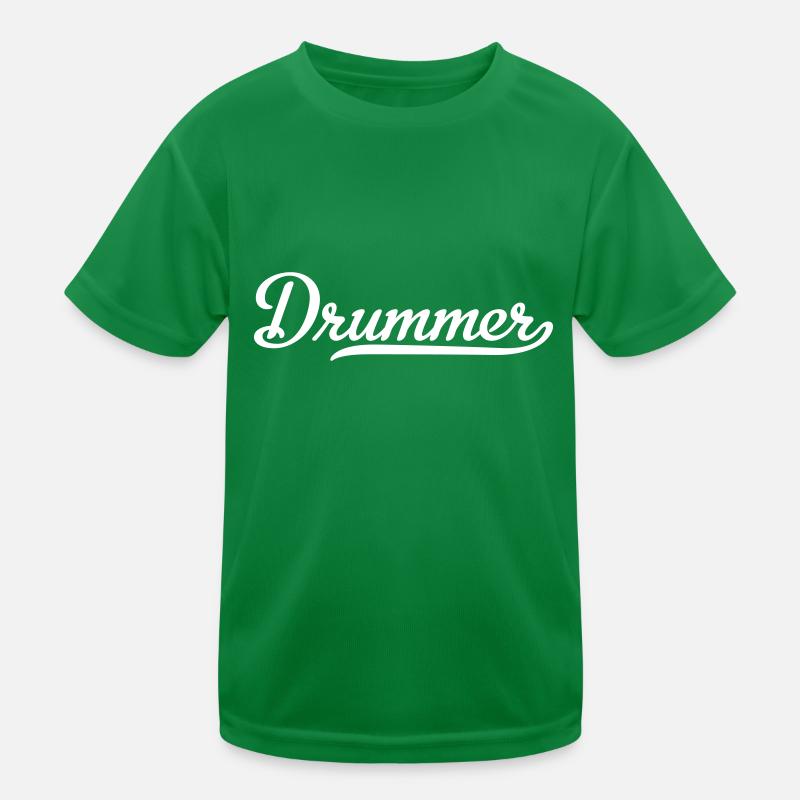 drummer Kids Functional T-Shirt