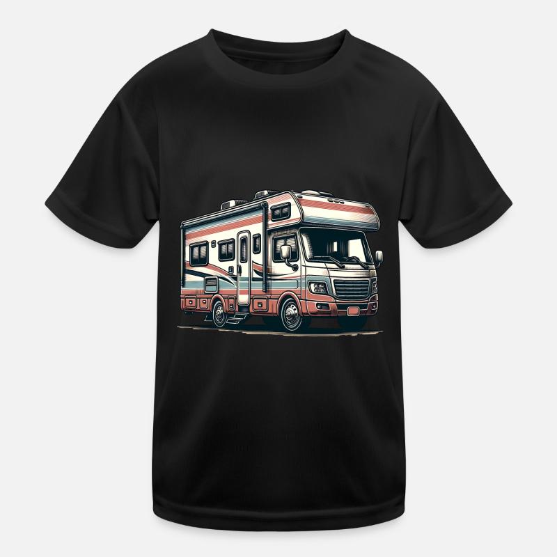 Motorhome Camping Kids Functional T-Shirt