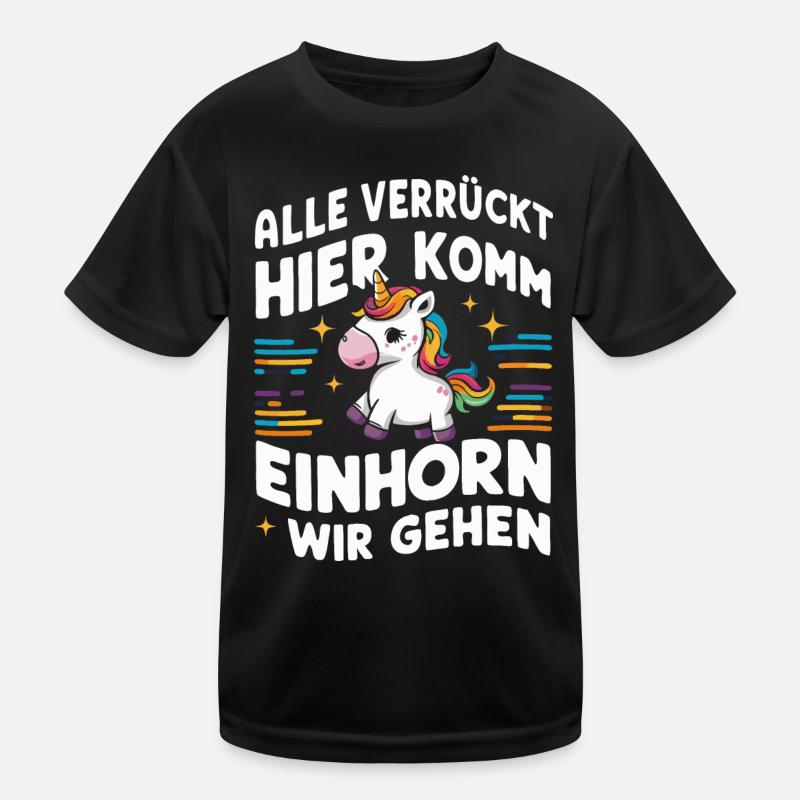 Unicorn Unicorns Mythical Creatures Mystical Kids Functional T-Shirt