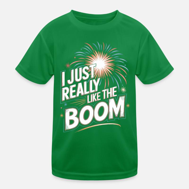 Pyrotechnics Fireworks Pyrotechnics Kids Functional T-Shirt