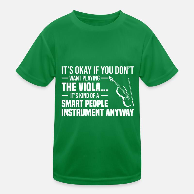 Bratsche Kinder Funktions-T-Shirt