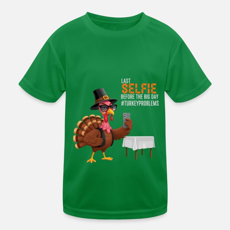 Turkey Problems Kinder Funktions-T-Shirt