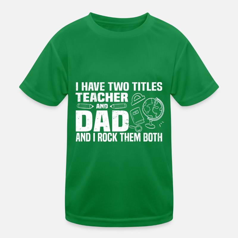 Lehrer Kinder Funktions-T-Shirt