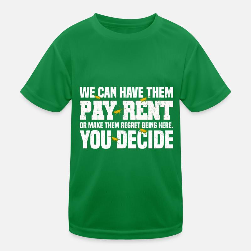 Schädlingsbekämpfer Kinder Funktions-T-Shirt