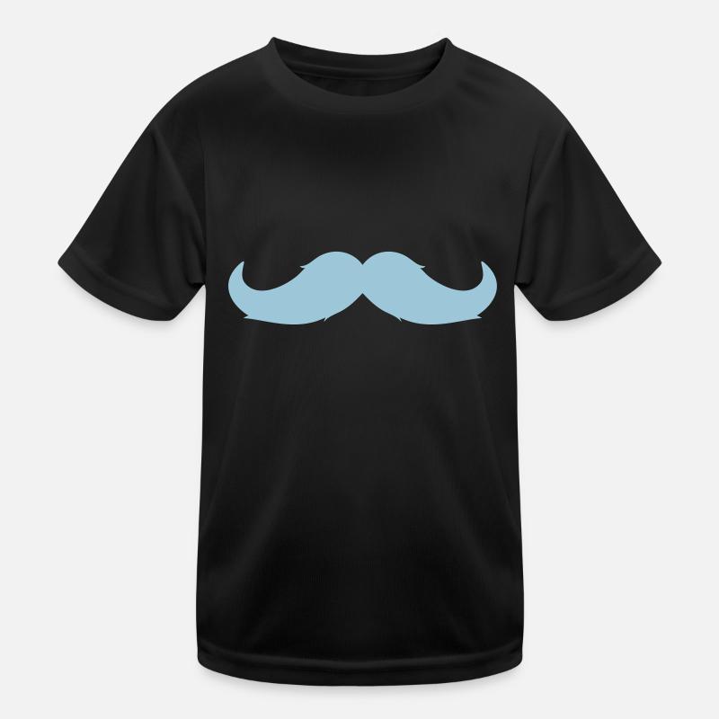 Moustache Kids Functional T-Shirt