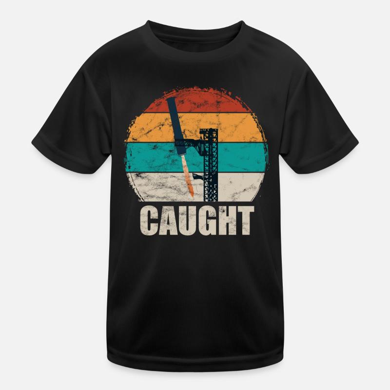 Caught - Space Travel - Rocket - Gripper Arms - Catch Kids Functional T-Shirt