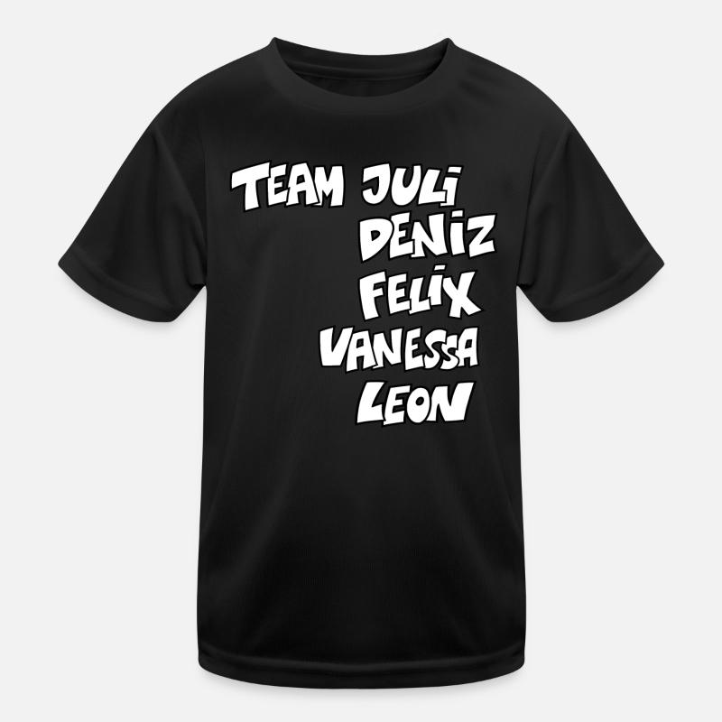 L’équipe Wild Guys Nom de l’équipe White T-shirt sport Enfant