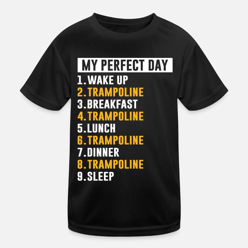 Trampolin Kinder Funktions-T-Shirt