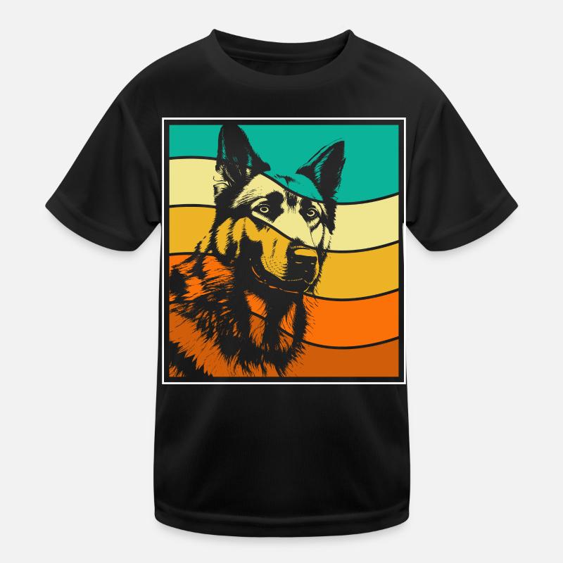 Deutscher Schäferhund Kinder Funktions-T-Shirt