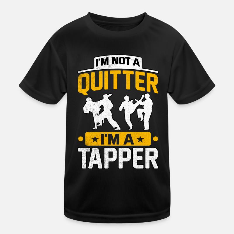 I'm not a quitter I'm a trapper Kinder Funktions-T-Shirt