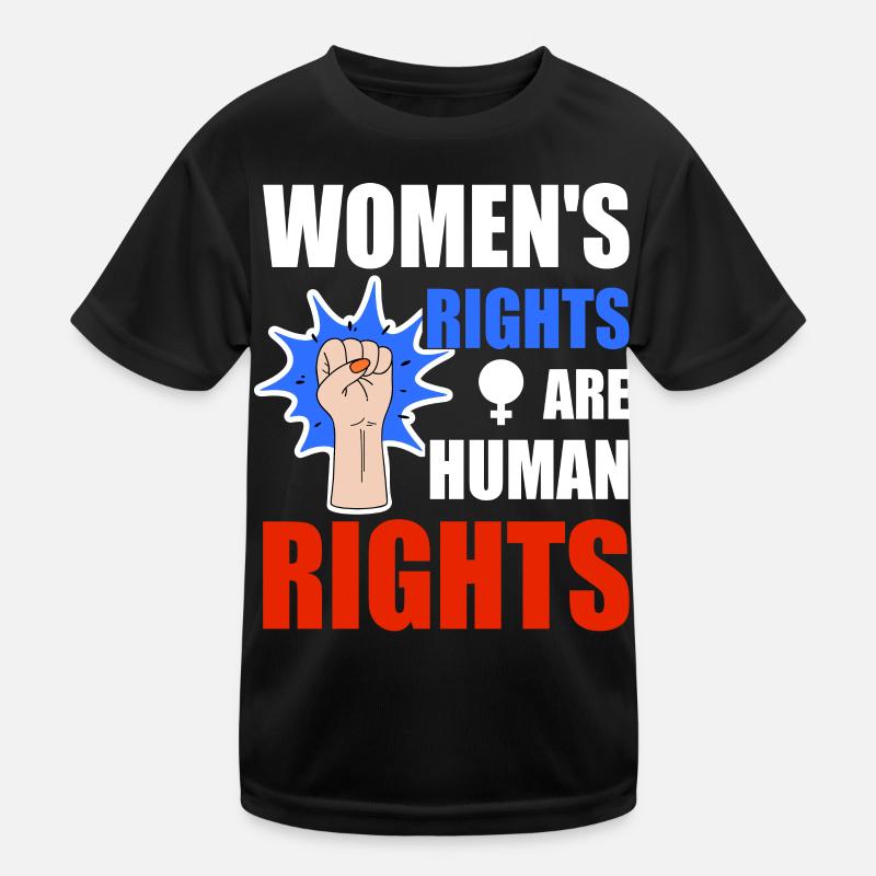 Women's rights are human rights Kids Functional T-Shirt