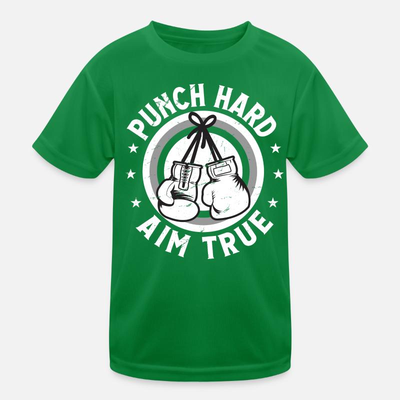 Punch Hard Aim True Kids Functional T-Shirt
