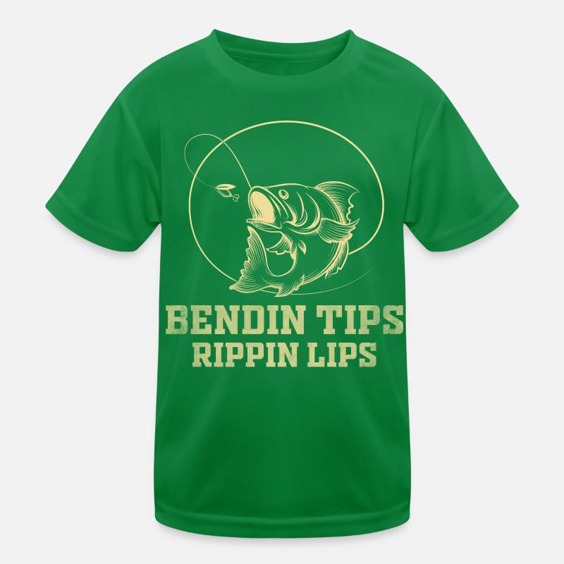 Bendin Tips Rippin Lips Kinder Funktions-T-Shirt