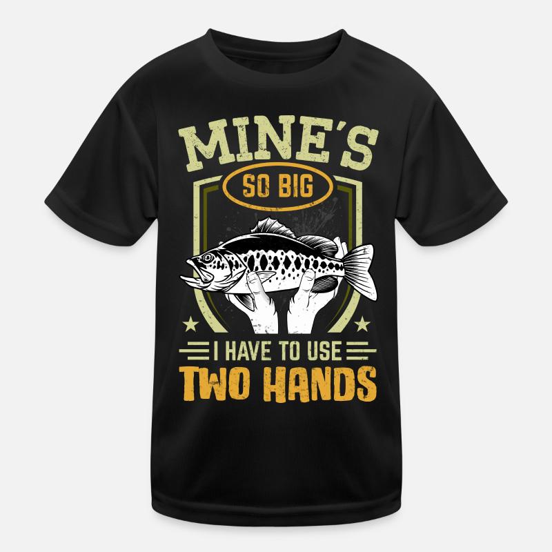 Le mien est si gros que je dois utiliser deux mains T-shirt sport Enfant