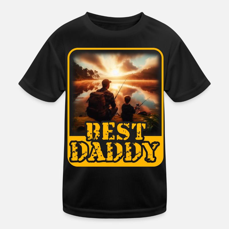 Bester Papa Kinder Funktions-T-Shirt