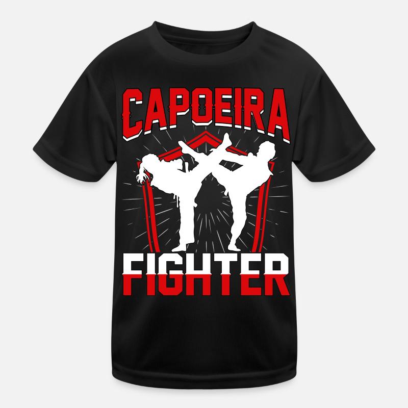Capoeira Fighter Kids Functional T-Shirt