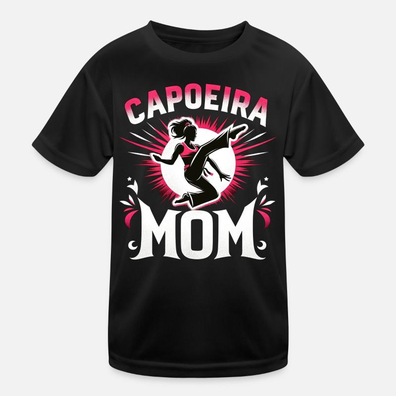 Capoeira Mom Kids Functional T-Shirt