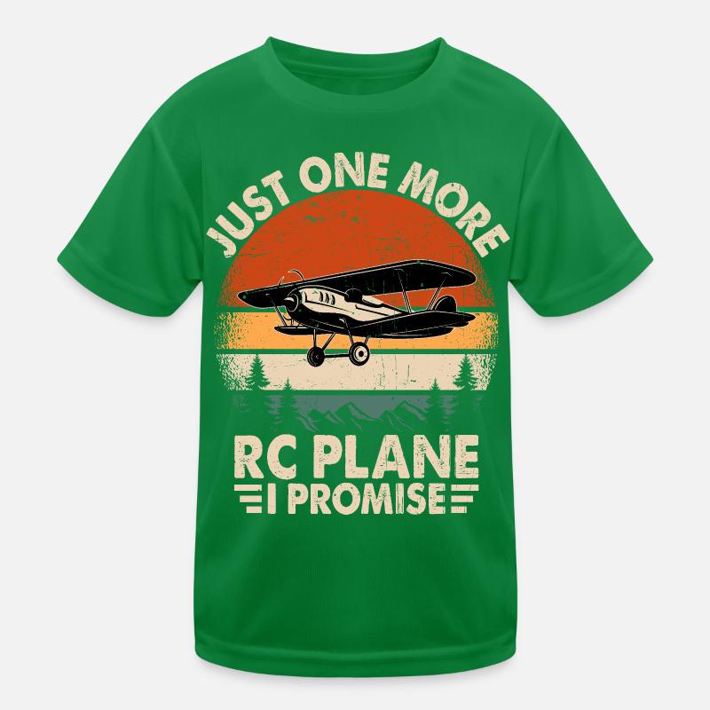 Nur noch ein RC-Flugzeug, versprochen Kinder Funktions-T-Shirt