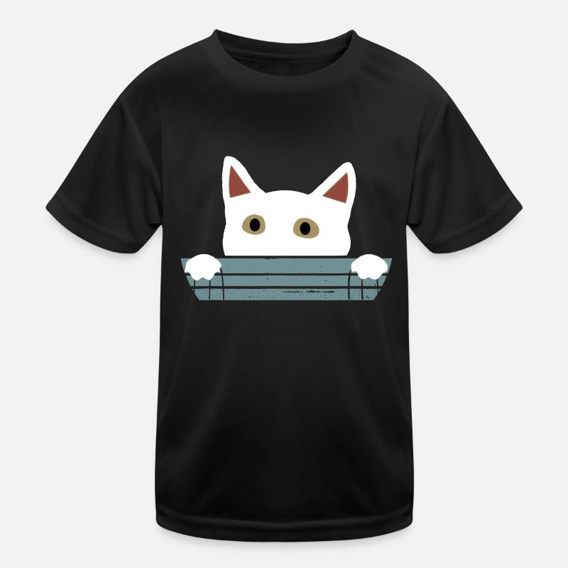 Chat ChatOn Miaou Animal De Compagnie Chat Rétro Chat T-shirt sport Enfant