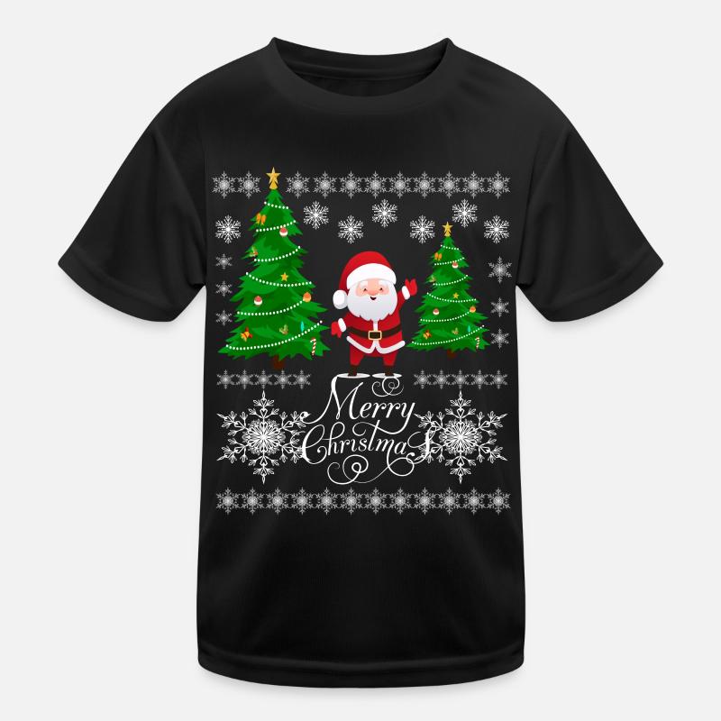 WEIHNACHTSMANN Kinder Funktions-T-Shirt