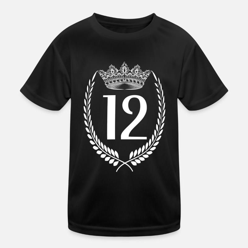 12e anniversaire Numéro anniversaire 12 T-shirt sport Enfant